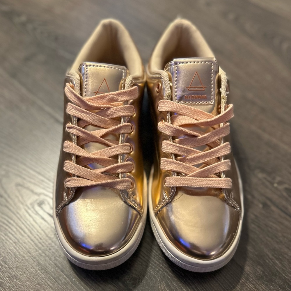 ELEVENPARIS rose gold sneakers size 38 women’s